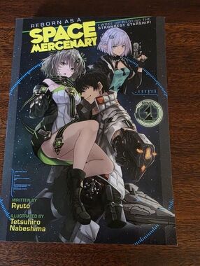 Reborn As A Space Mercenary Volume 1 Light Novel English First Print Authentic